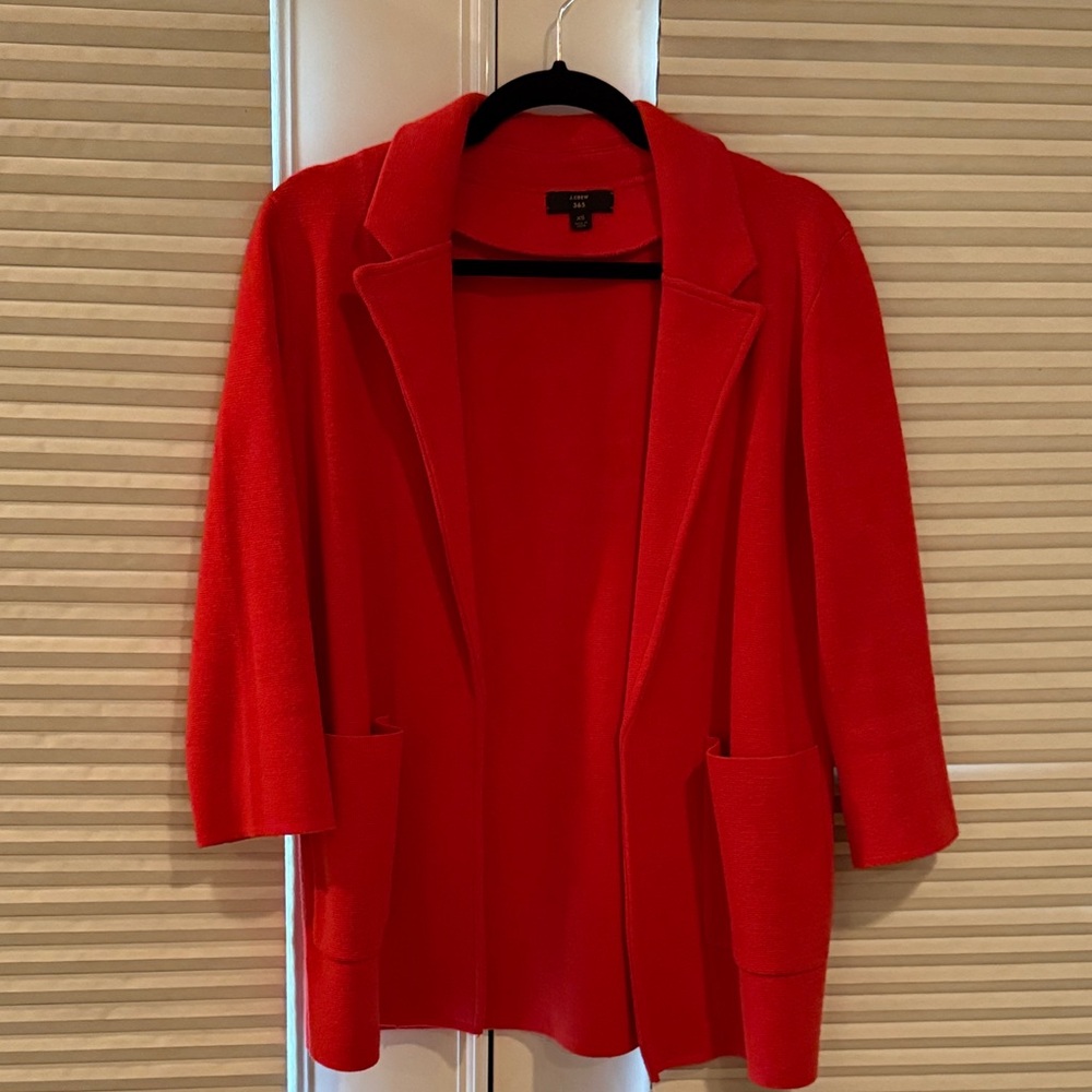 J. Crew Bold Red Blazer